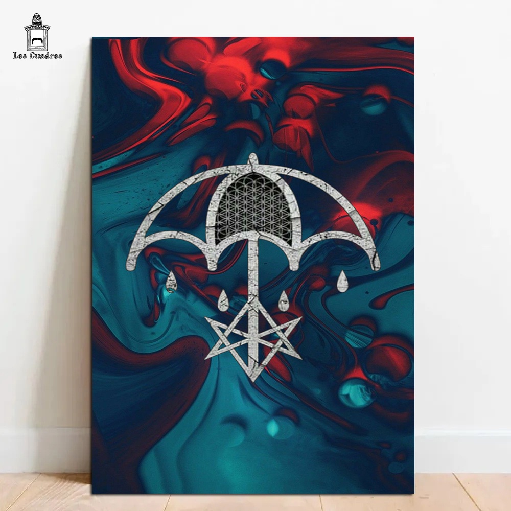 Placa Quadro Decorativo Bring Me The Horizon em MDF 28x20cm