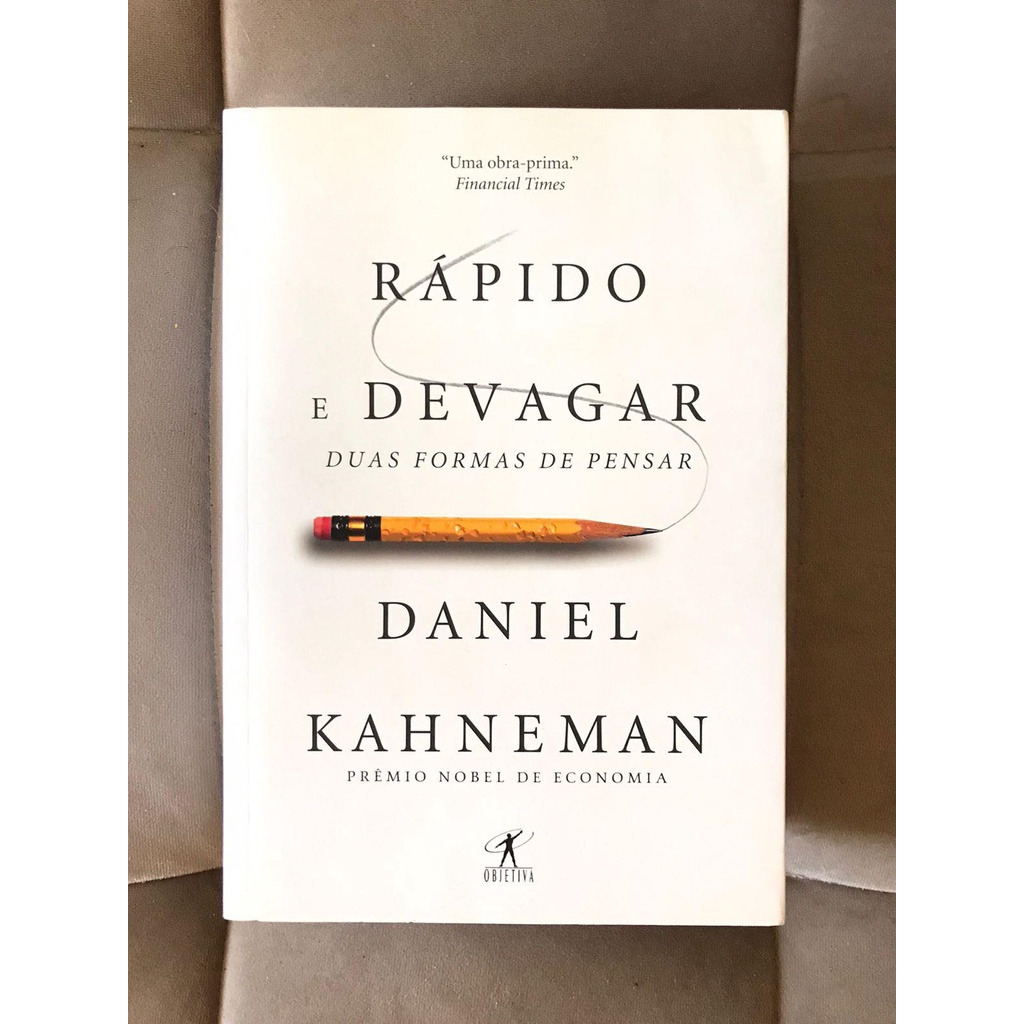 Livro Rápido e Devagar Duas Formas de Pensar | Shopee Brasil