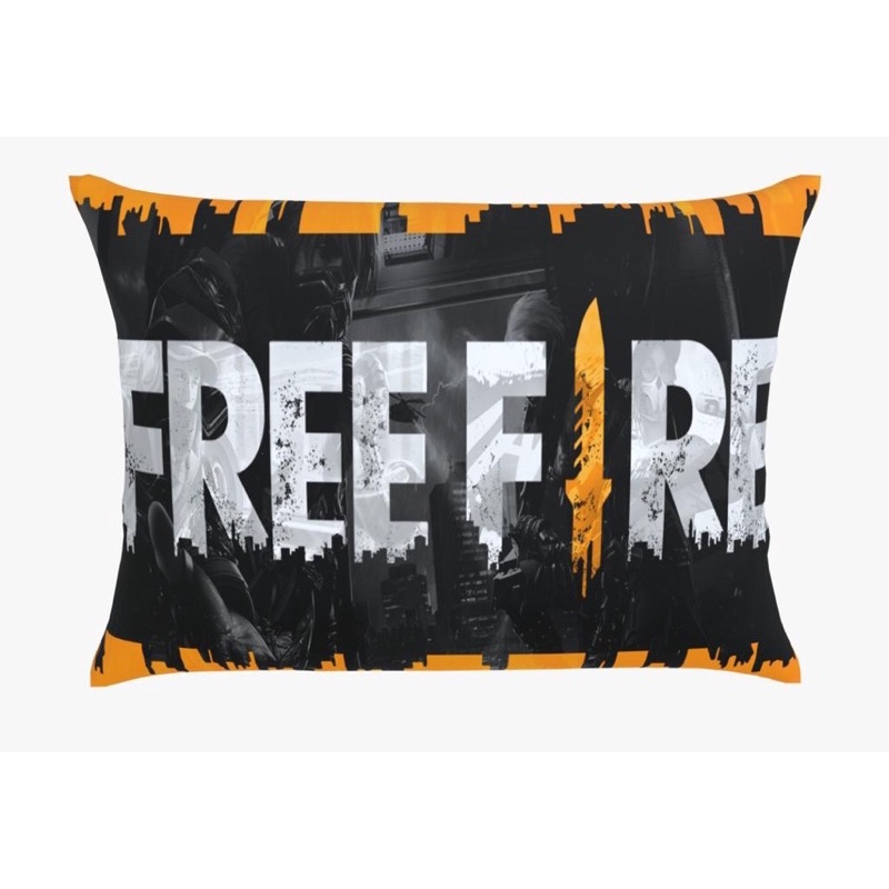 Jogo de Cama do Free Fire Personalizado + 1 Fronha