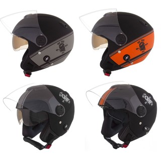 Capacete Moto Aberto Custom Pro Tork Coquinho Vintage Retro