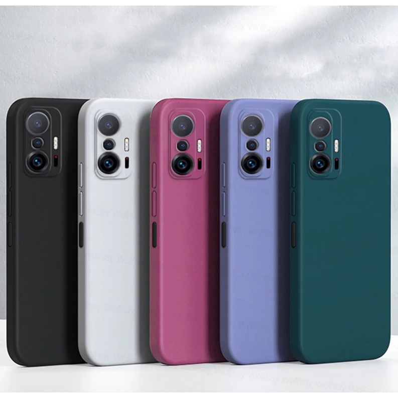 Kwmobile Hülle Kompatibel Mit Xiaomi 11T / 11T Pro Hülle - Weiches TPU Silikon Case - Cover Geeignet Für Kabelloses Laden - Bordeaux Violett - View #4