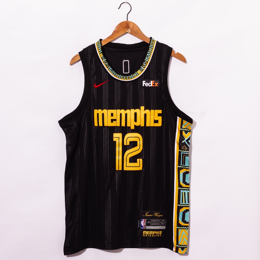 (7 Estilos) 2023Nba Memphis Grizzlies12# Ja Morant Camisa 2021 De Basquetebol Preto Jersey