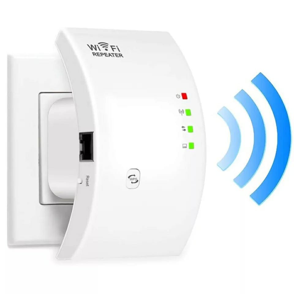 WiFi Repetidor Roteador De Rede Sem Fio RJ45 - 2.4Ghz - 300mbps