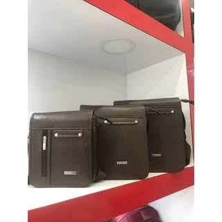 Bolsa Masculino Transversal de Ombro Lado Executiva Carteiro Couro sintético