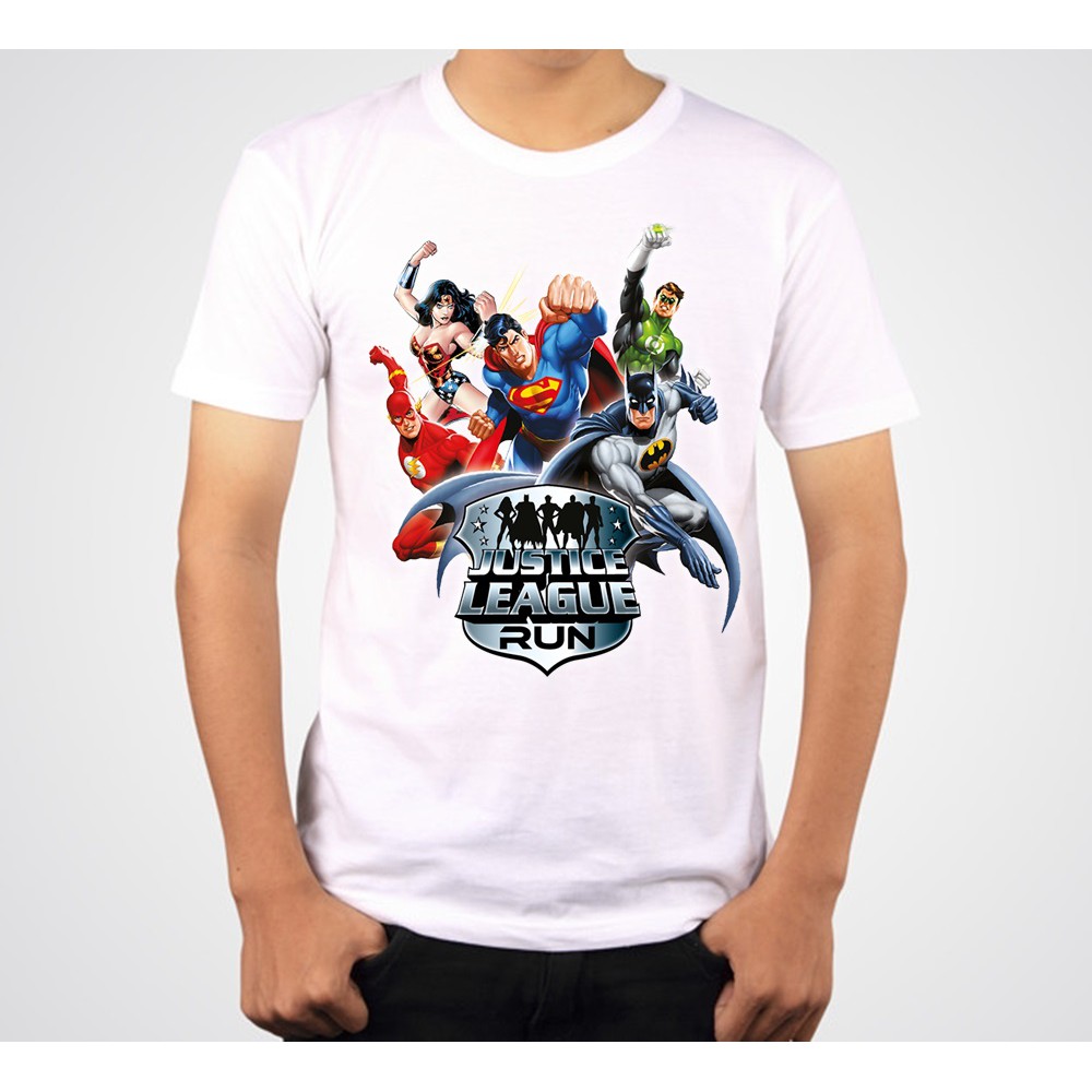 camiseta personalizada super herois liga da justi a fazemos para familia