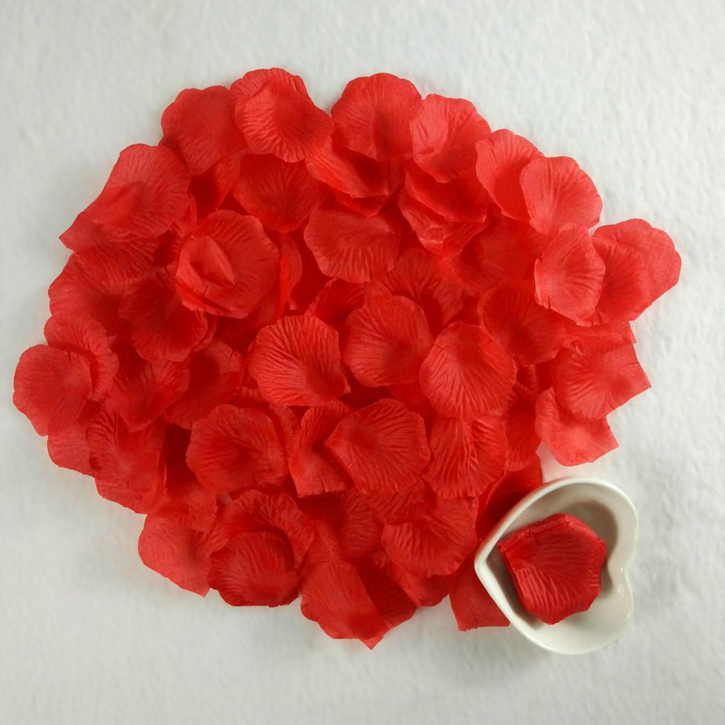 1000 Flores Artificiais Não-Tecidos Pétalas De Simulação Empilhadas Confettis De Casamento Decorações De Eventos Falsas