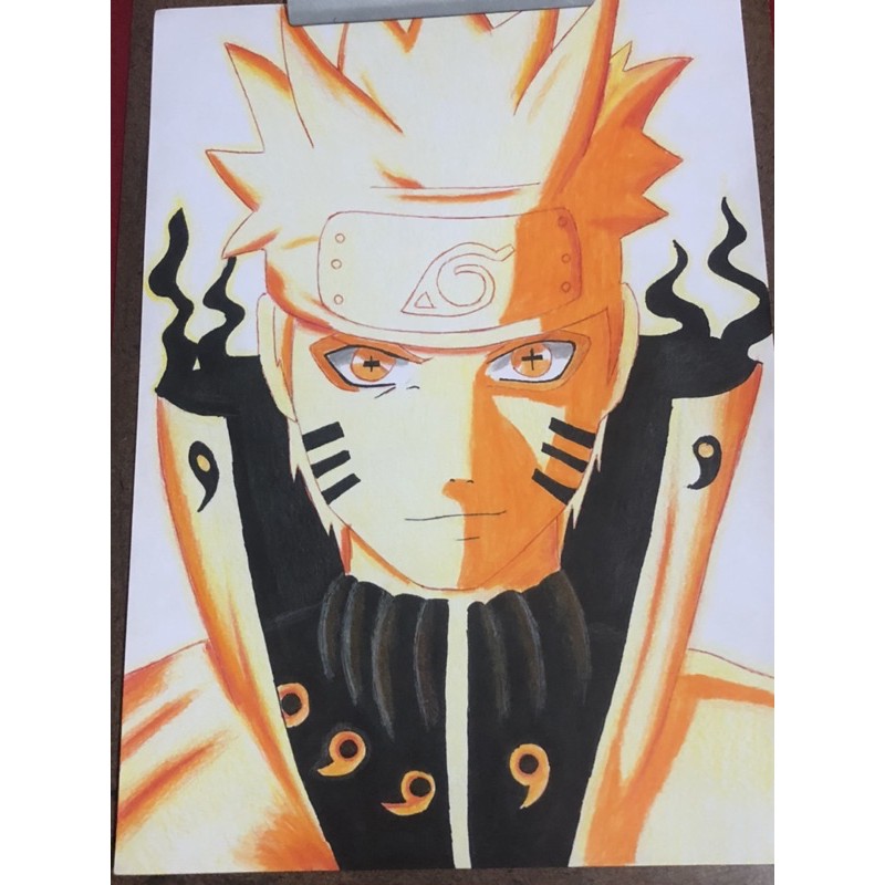 Desenho do Naruto á mão!