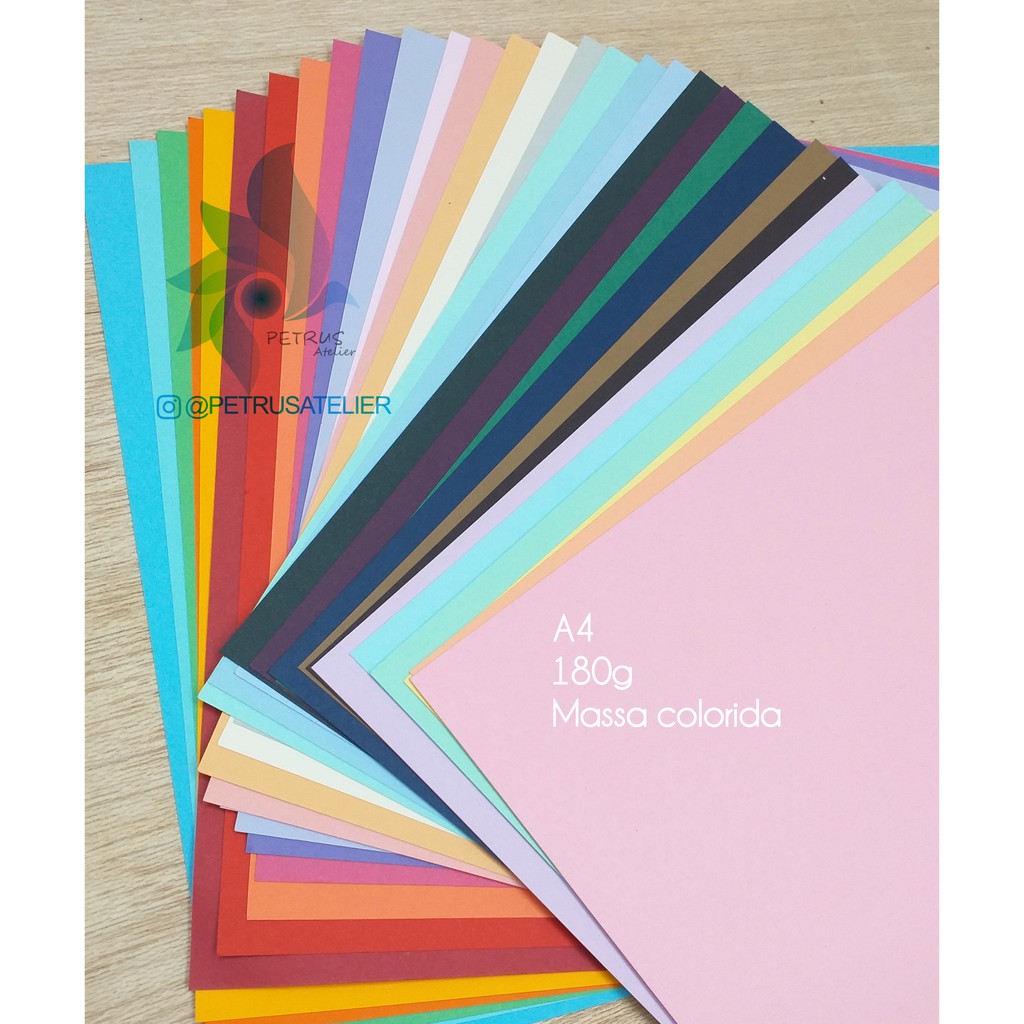 Papel Color + candy Plus 180g ( 28 unidades) | Shopee Brasil