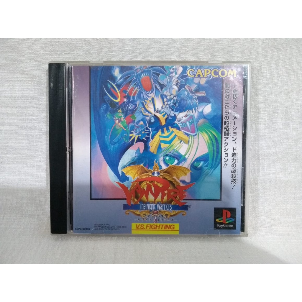 Jogo Darkstalkers The Night Warriors Original Ps1 Japonês | Shopee