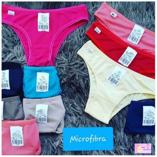 Kit 10 Calcinhas microfibra, Forro 100% algodão, lingerie roupas feminina, Preço de atacado
