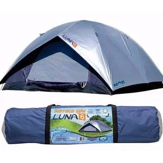 Barraca Camping Praia Iglu Luna 5 Lugares - Mor em Oferta na Shopee