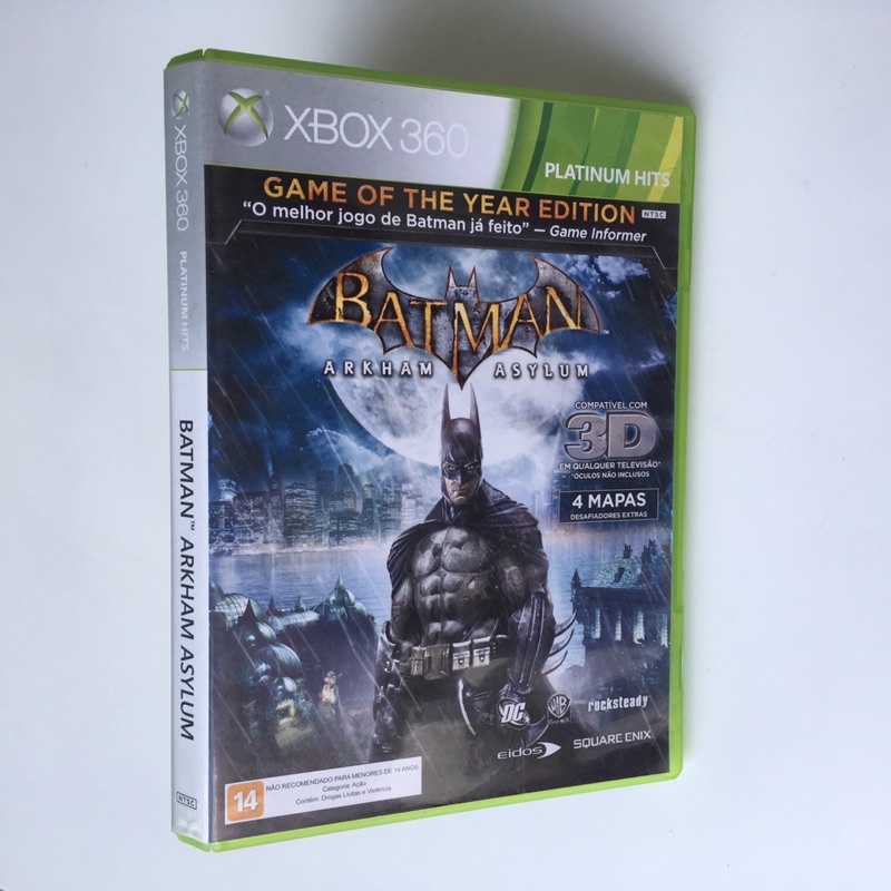 Batman Arkham Asylum - Edição do Jogo do Ano - Xbox 360 clássico