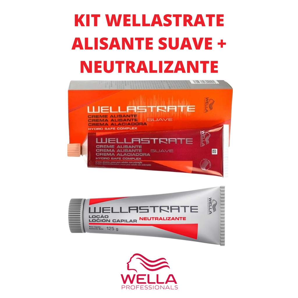 Kit De Lissage Intense Wella Wellastrate – Pour Cheveux Normaux, Avec Kératine – Valable Jusqu’en 2027
