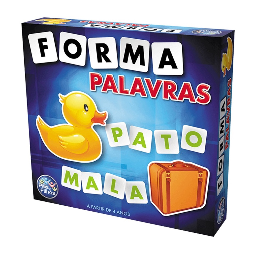 Alfabeto,Vamos,Formar,Palavras,Letras - Brinquedos E Jogos Pedagógicos e  Educativos