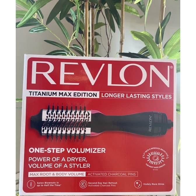 Revlon One-Step Hair Dryer and Volumizer Titanium Max Edition