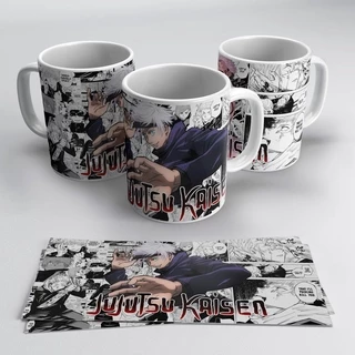 Caneca Jujutsu Kaisen Satoru Gojo M04 Anime Mangá Quadrinhos