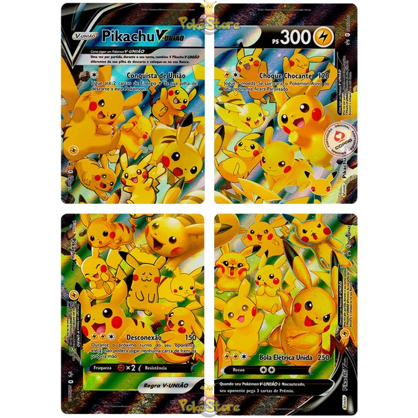 Pikachu Voador V - Carta Pokémon Original Português, Jogo de Tabuleiro  Original Copag Nunca Usado 62638539