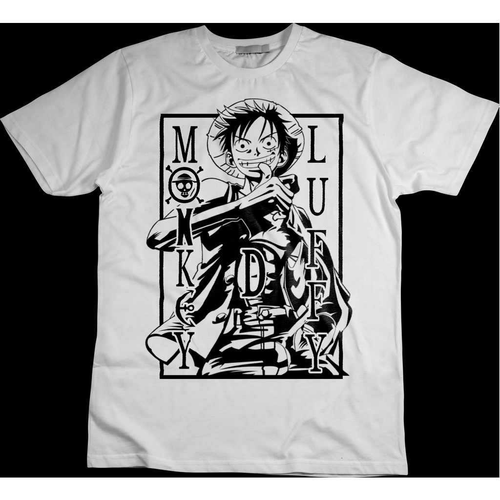 Camiseta T-shirt One Piece D. Luffy - Branco