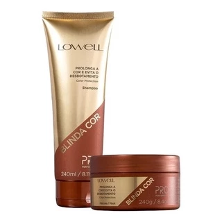 Kit Tratamento Lowell Blinda Cor Sh + mascara240