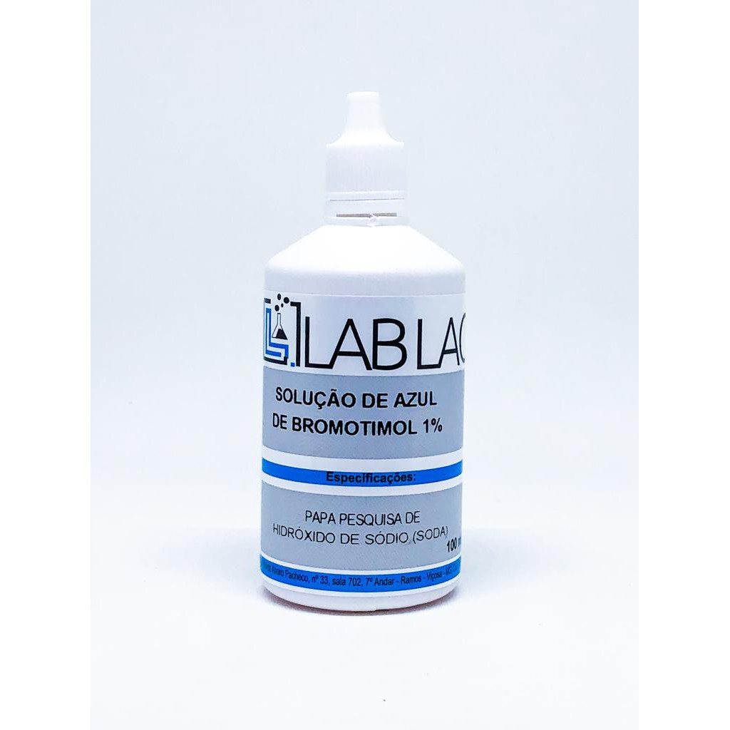 AZUL DE BROMOTIMOL 1% - 100ml | Shopee Brasil