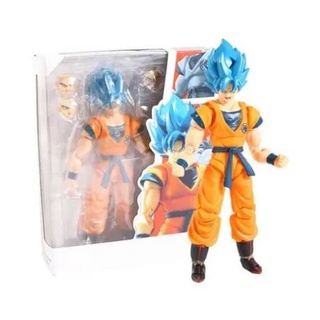 Goku Super Saiyan God Red Deus Sh Figuarts Bandai Boneco Dbz