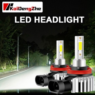 2Pcs Canbus 9005 Hb3 Led Farol De Carro H1 H3 H4 H7 H8 H9 H11 Hb4 9006 Hir2 9012 Lâmpada De Nevoeiro Para 12-24V Alto De Feixe Baixo 6000K Acessórios De Luz