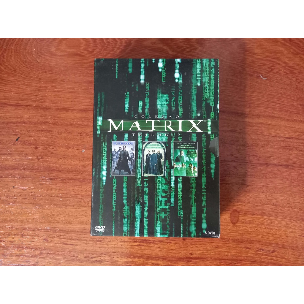 Matrix Trilogia 3 Discos BOX DVD | Shopee Brasil