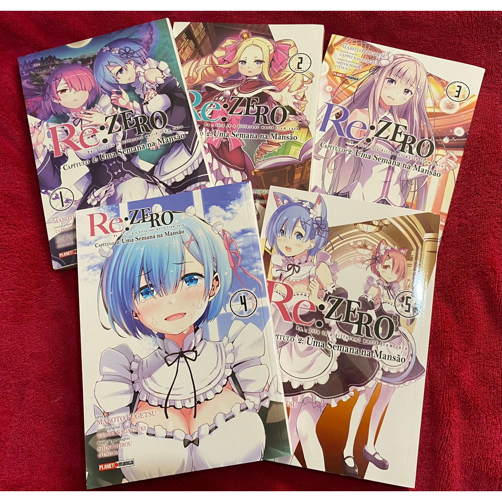 Re:Zero Mangá Capítulo 2: Uma Semana na Mansão Volume 4