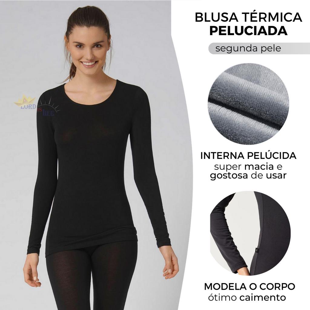 Kit 2 Camisetas Térmicas Masculina Peluciada - SULXTREME - Roupas Térmicas