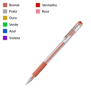 Caneta PENTEL Hybrid Metallic Gel 0.8 mm