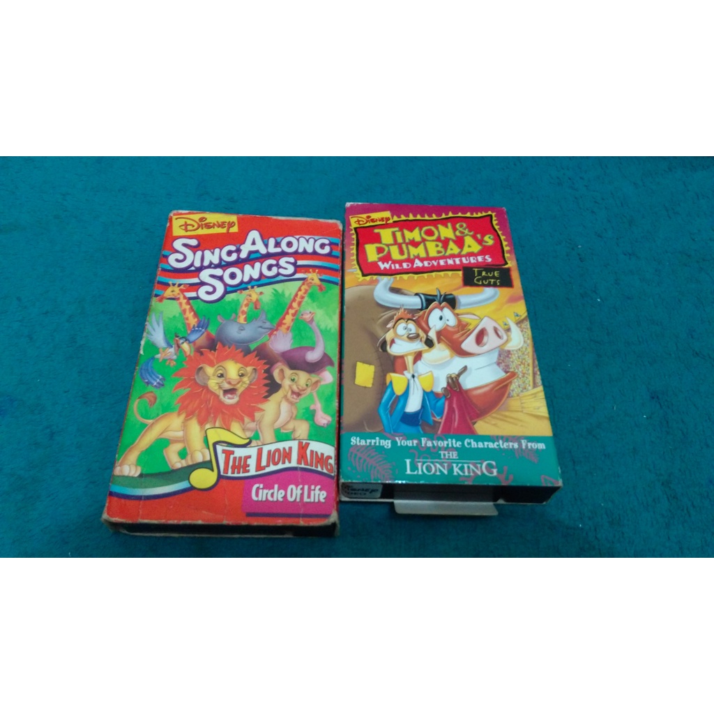 Fitas Vhs Walt Disney 2 Volumes Shopee Brasil 3575