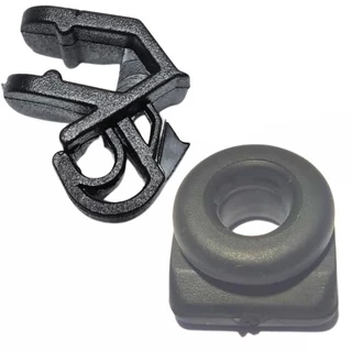 Kit Bucha Presilha Haste Vareta Capô Ford Ka Fiesta Courier