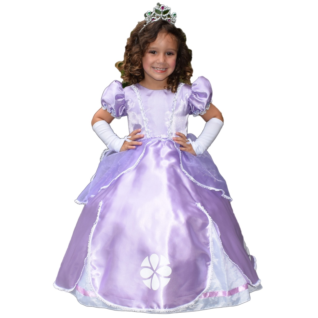 Fantasia de Princesa Sofia Infantil: 60 Fotos & Ideias  Princess dress  kids, African dresses for kids, Kids dress