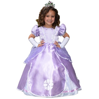 Vestido festa temático da princesa Sofia 8 anos - Babylooks