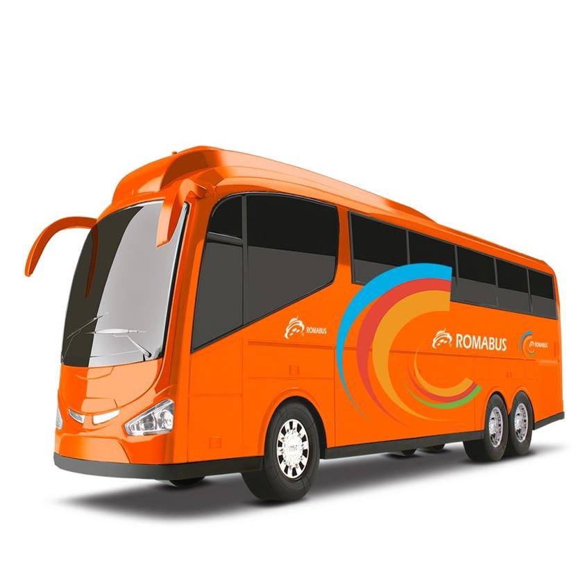 Onibus Roma Bus Executive - 48,5cm - Roma Brinquedos | Shopee Brasil