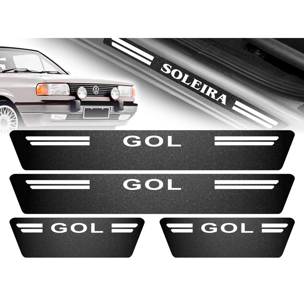 Soleira Protetora De Porta Varias Cores Vw Gol G Quadrado Shopee Brasil