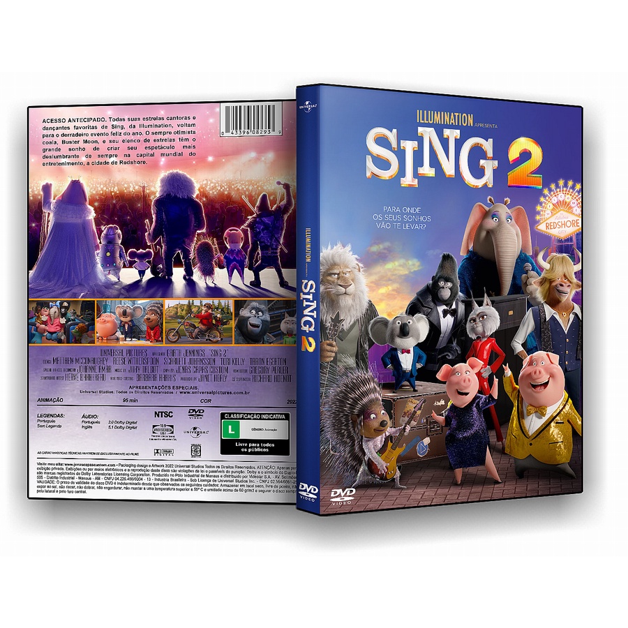 Dvd Sing 2 | Shopee Brasil