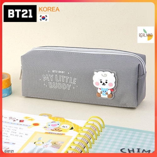 BT21 Oficial , BT21 Twin Pocket Pen Pouch Little Buddy Baby , BTS