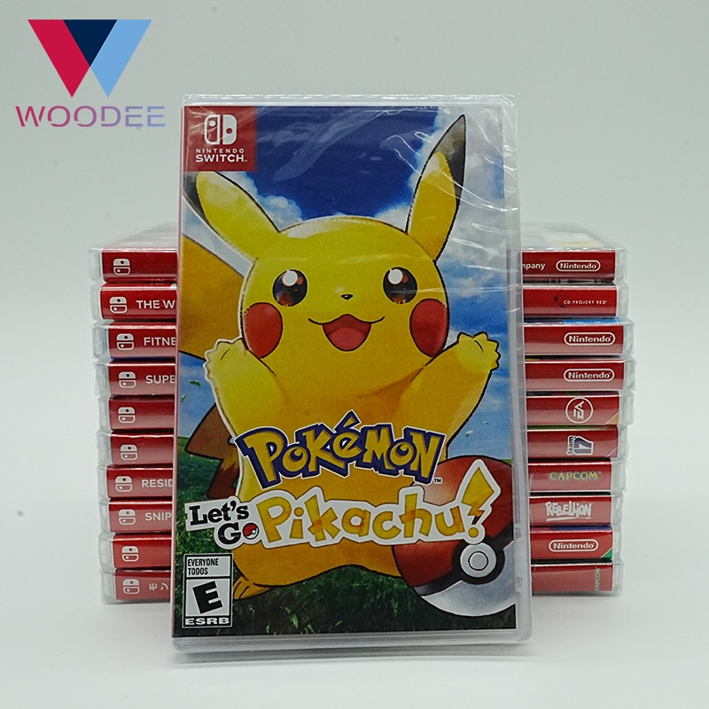 Nintendo Switch Pokemon : Vamos Ir , Pikachu ! Pacote De Pokeball Com Jogos De Mew Cartucho Poke Ball Edição Física