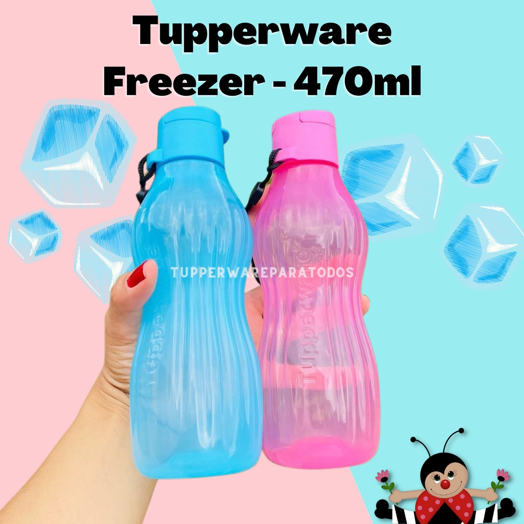 Eco Tupper Freezer Tupperware 470ml Garrafa Squeeze Congelador Shopee
