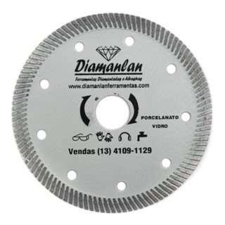 Disco Diamantado Turbo 110 mm para Vidros Porcelanatos Garrafas