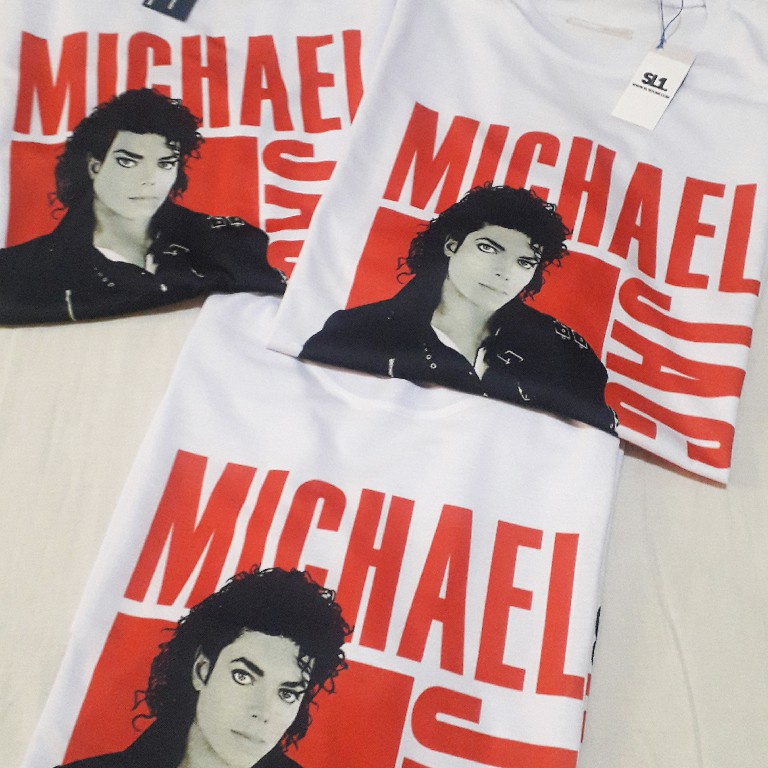 Camiseta Michael Jackson Bad Tour | Shopee Brasil