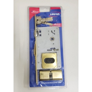 Fechadura Imab Rolete Externa 4700/5500 Cilindro 70mmdourada