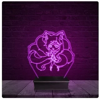 Luminária e Abajur Acrílico Led Princesa Desenho Infantil 21
