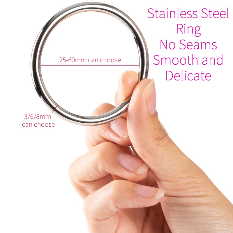 40/45/50mm De Metal Anel Peniano Rodada Tempo De Atraso Anéis Penis Do Sexo Masculino Produtos