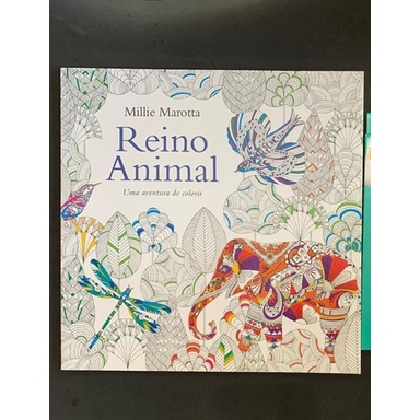 Reino Animal Livro De Colorir Antiestresse | Shopee Brasil
