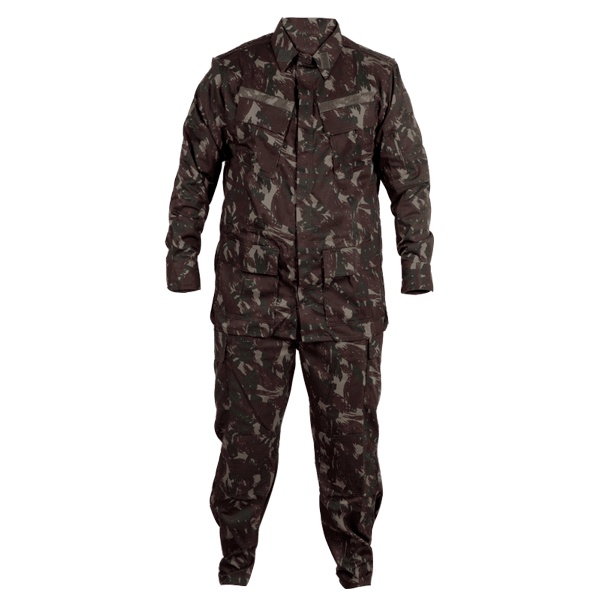 Farda de combate Exército Brasileiro Atalaia Price Camuflada Lisa Alta Solidez (Calça + Gandola)