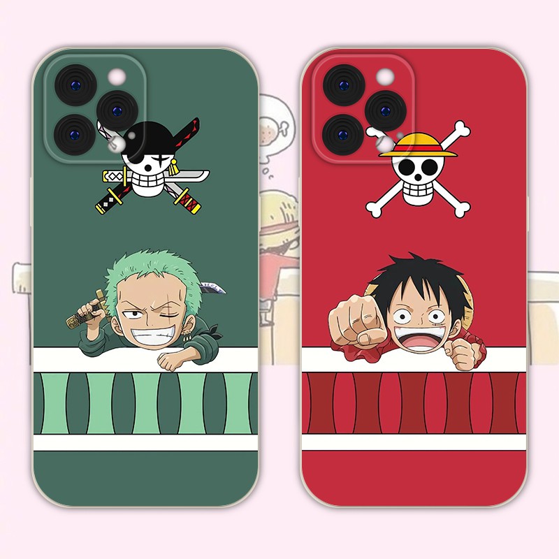 ONE PIECE Character Silicone Case IPhone 12 Pro Max Phone Cover Cartoon IPhone 11 6s 7 8 Plus X Xs Xr XsMax Soft Case