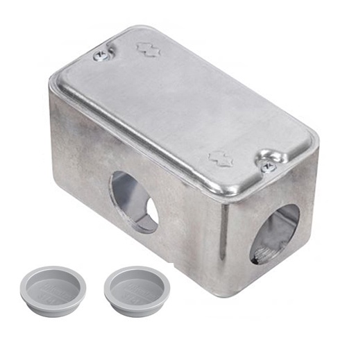Condulete Tipo X Multiplo Aluminio 1.1/4-1.1/2 Poliwetzel | Shopee Brasil