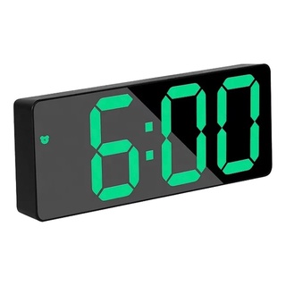 Relógio Despertador de Madeira Inteligênte LED Digital USB Várias Funções -  Cucudy